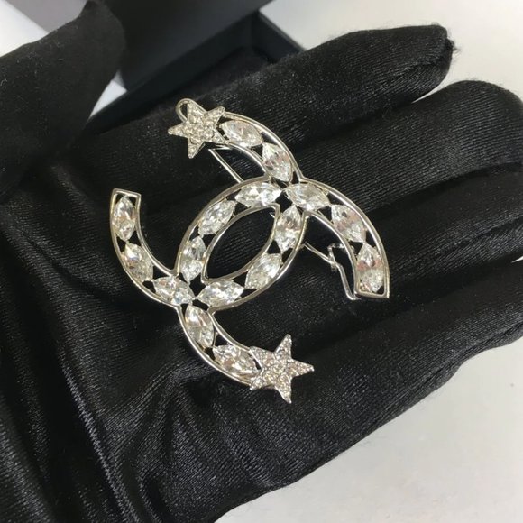 Chanel Hair Clip Crystal CC - Picture 4 of 4